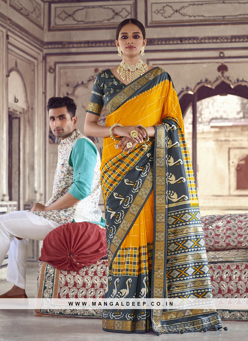 patola wedding saree