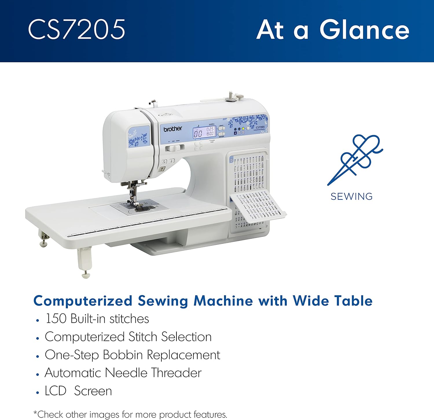 Brother CS7205 COMPUTERIZED Sewing machine